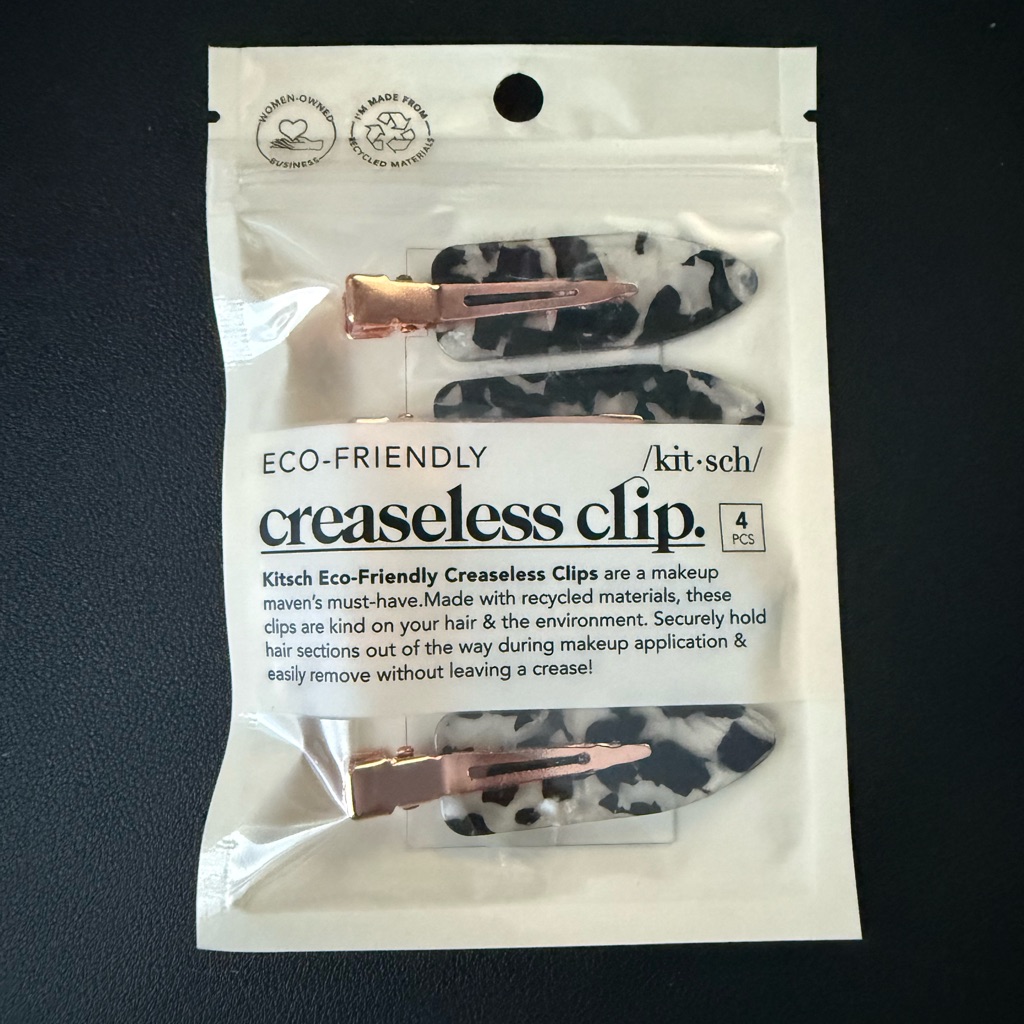 Kitsch Black Creaseless Hair Clips